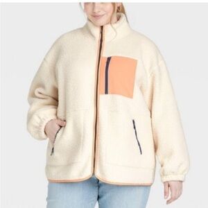 🧡Universal Thread fuzzy jacket